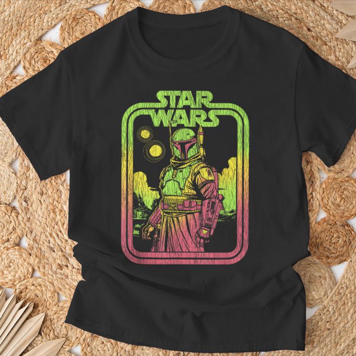 Star Wars The Book Of Boba Fett Retro Poster T-Shirt Gifts for Old Men Star Wars The Book Of Boba Fett Retro Poster T-Shirt Gifts for Old Men
