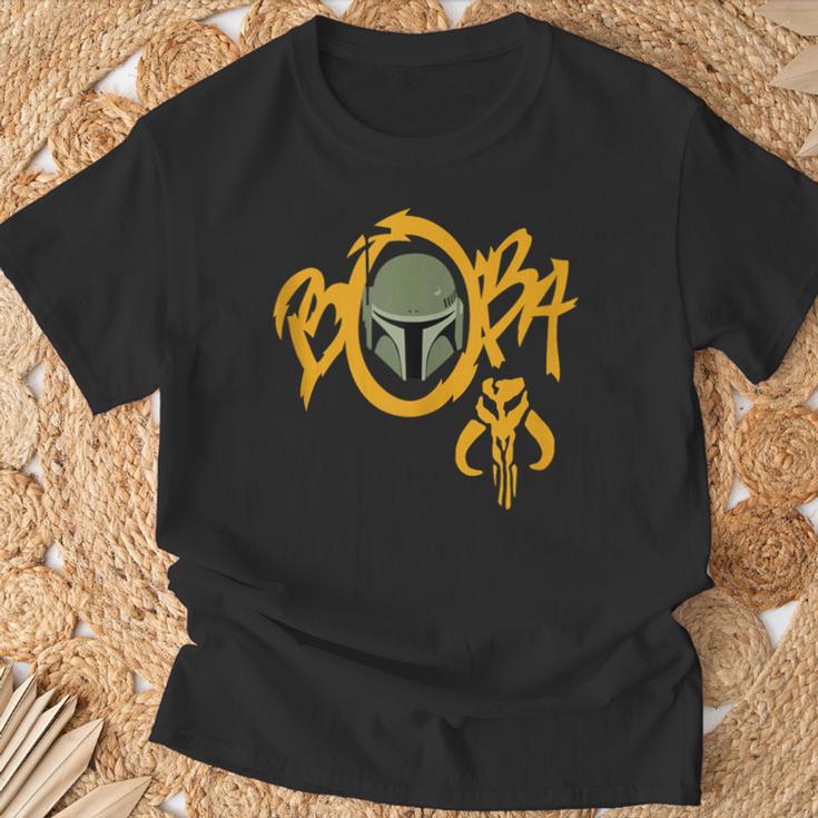 Star Wars The Book Of Boba Fett Street Art T-Shirt Gifts for Old Men
