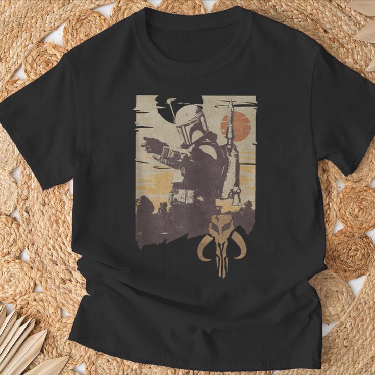 Star Wars The Book Of Boba Fett Tatooine Battle T-Shirt Gifts for Old Men