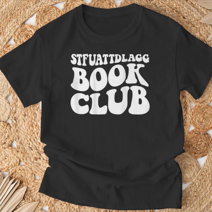 Stfuattdlagg Book Club T-Shirt Gifts for Old Men Stfuattdlagg Book Club T-Shirt Gifts for Old Men