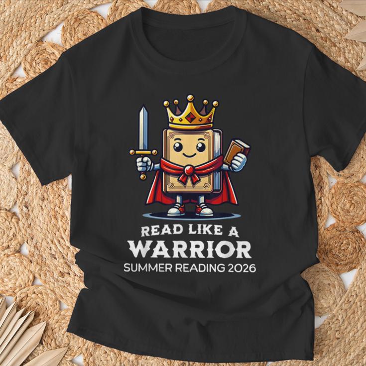Summer Reading 2026 Book Reader Librarian Prize Warrior T-Shirt Gifts for Old Men Summer Reading 2026 Book Reader Librarian Prize Warrior T-Shirt Gifts for Old Men