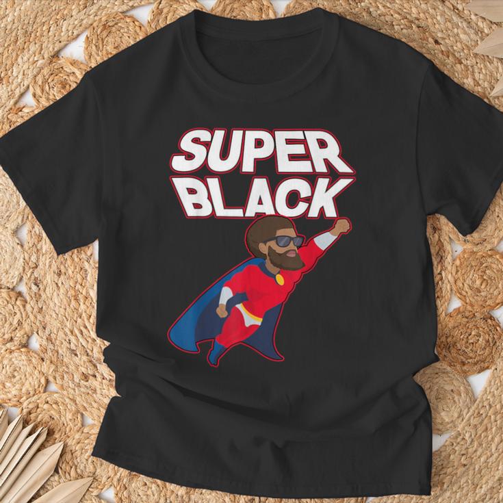 Superhero Pride Comic Book Lover African American Dad T-Shirt Gifts for Old Men Superhero Pride Comic Book Lover African American Dad T-Shirt Gifts for Old Men