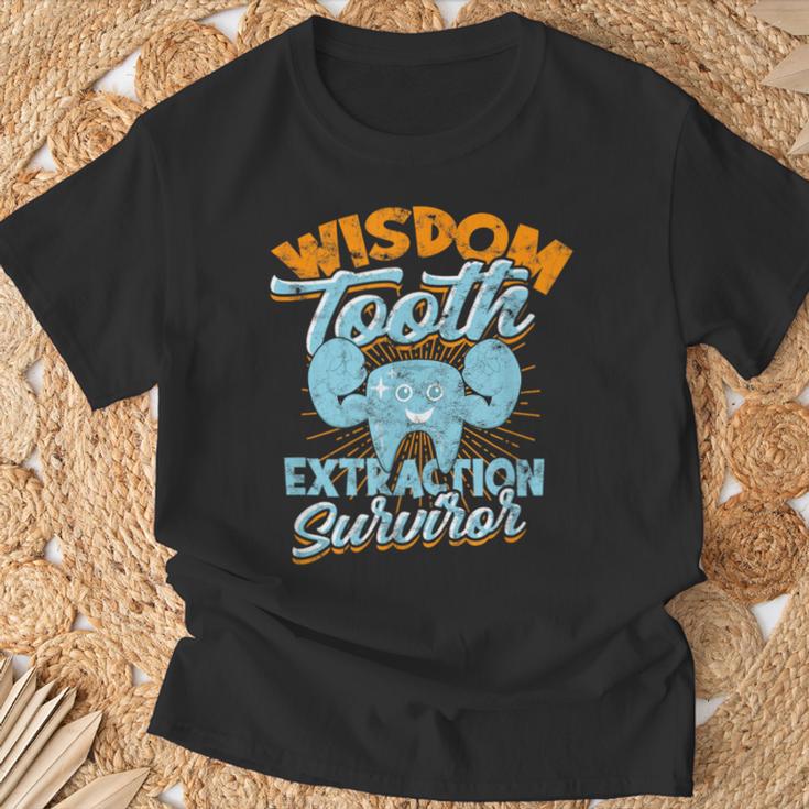 Superviviente De Extracción De Muelas Del Juicio Odontología Muela Del Juicio Camiseta unisex Regalos para ancianos