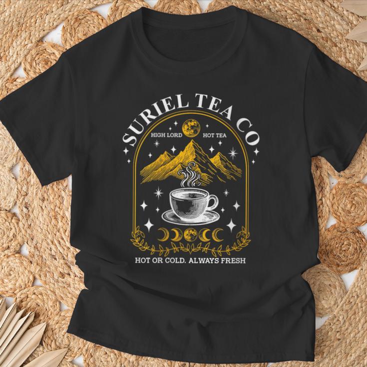 Suriel Tea Co Hot Or Cold Always Fresh Reader Book Lover T-Shirt Gifts for Old Men