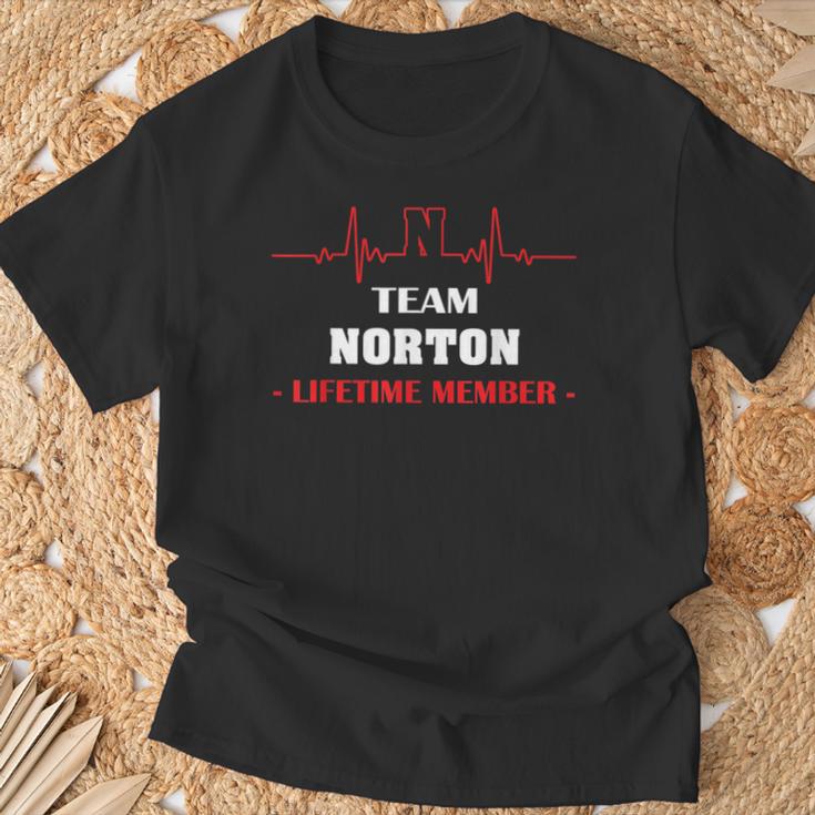 Team Norton Lifetime Memember Blood Fully Family Tシャツ 高齢者への贈り物
