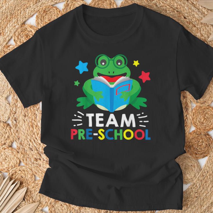 Team Pre-School Reading Frog Back To School Book Lover T-Shirt Gifts for Old Men Team Pre-School Reading Frog Back To School Book Lover T-Shirt Gifts for Old Men