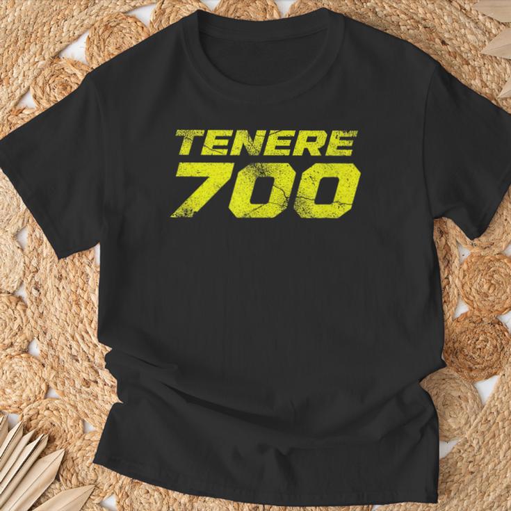 Tenere T7 アドベンチャー ヴィンテージ バイク Tシャツ 高齢者への贈り物