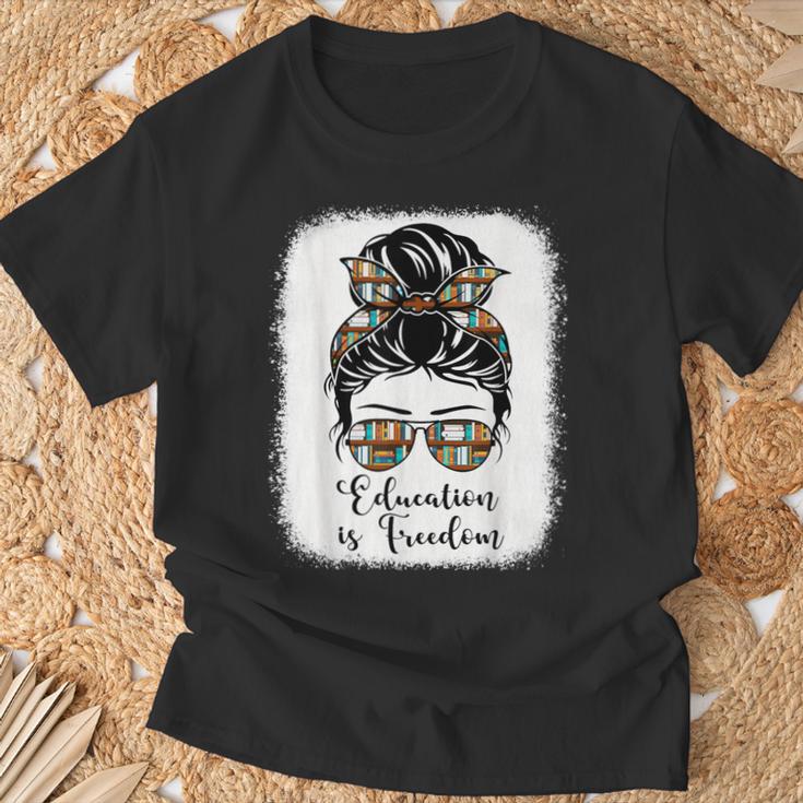 History Education Is Freedom Books African American T-Shirt Gifts for Old Men History Education Is Freedom Books African American T-Shirt Gifts for Old Men