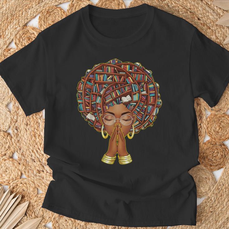 History Month Afro Book Lover Women Girls Librarian T-Shirt Gifts for Old Men History Month Afro Book Lover Women Girls Librarian T-Shirt Gifts for Old Men