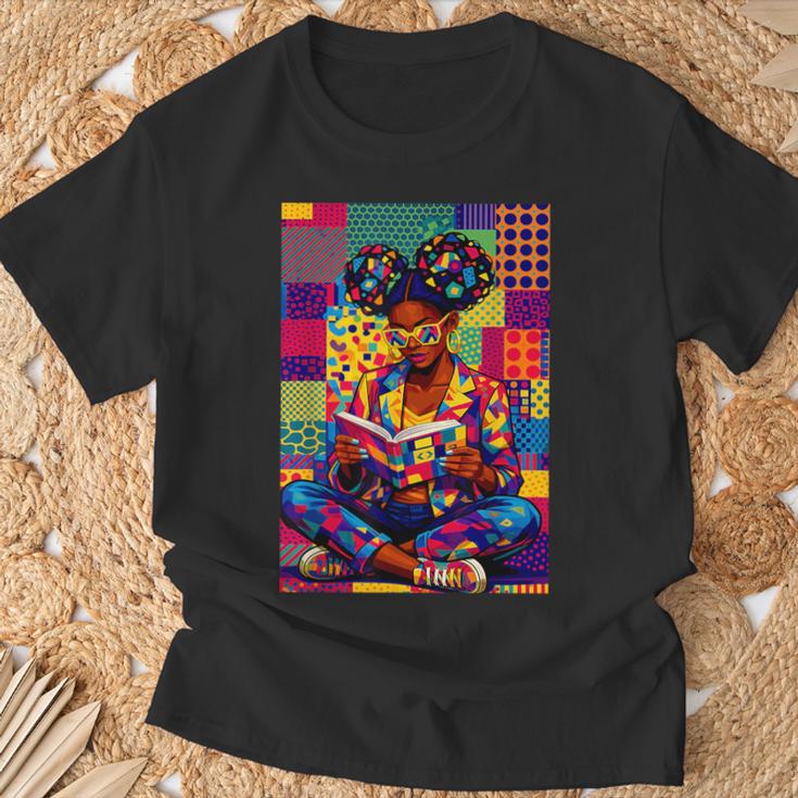 History Month Educated Black Women Girls Reading Book T-Shirt Gifts for Old Men History Month Educated Black Women Girls Reading Book T-Shirt Gifts for Old Men