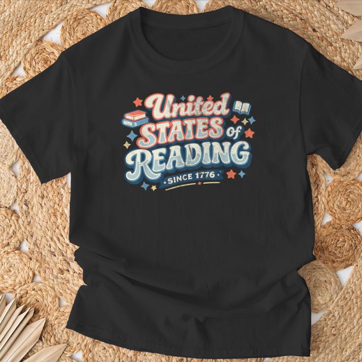 United States Of Reading Patriotic Book Lover T-Shirt Gifts for Old Men United States Of Reading Patriotic Book Lover T-Shirt Gifts for Old Men
