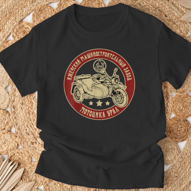 Ural オートバイ オフロード モーターサイクリスト Tシャツ 高齢者への贈り物