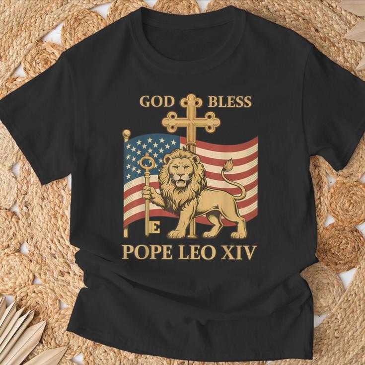 Vatican Pope Leo Xiv God Bless Pope Leo Xiv Tシャツ 高齢者への贈り物