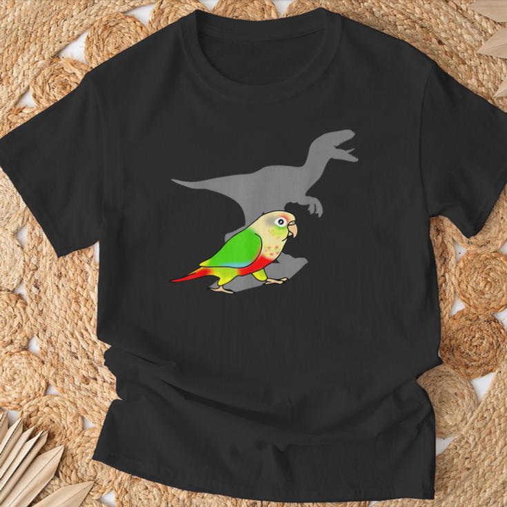 Velociraptor パイナップル コニュア 恐竜 シャドウ オウム Tシャツ 高齢者への贈り物
