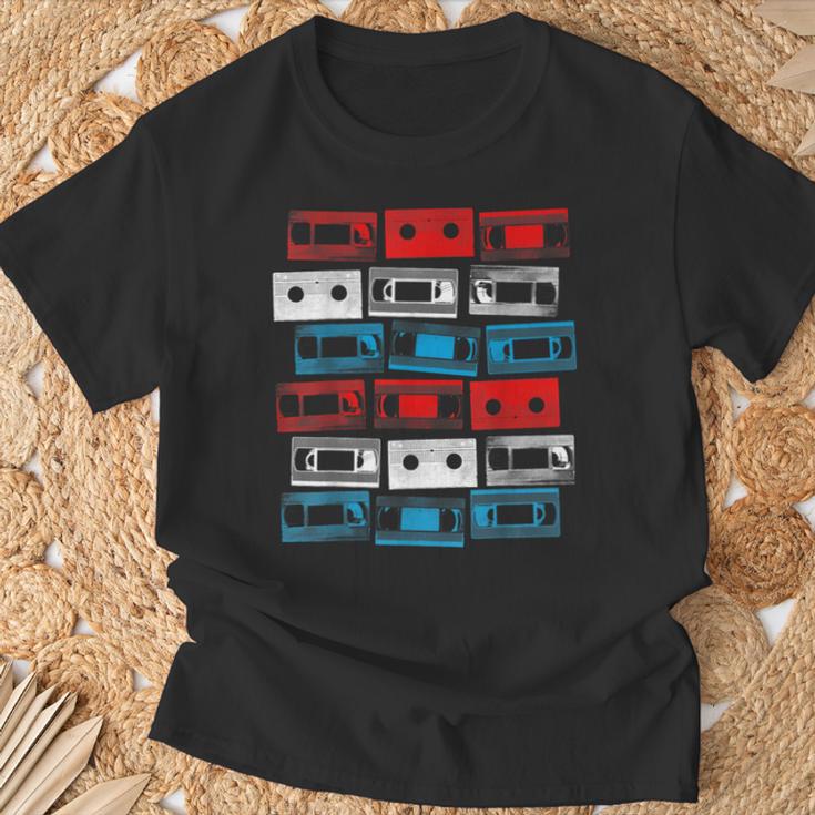 Vhs Usa カセットテープ 1980年代 ビデオ レトロ 映画 Tシャツ 高齢者への贈り物