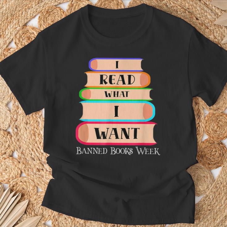 Vintage I Read What I Want Book Lovers T-Shirt Gifts for Old Men