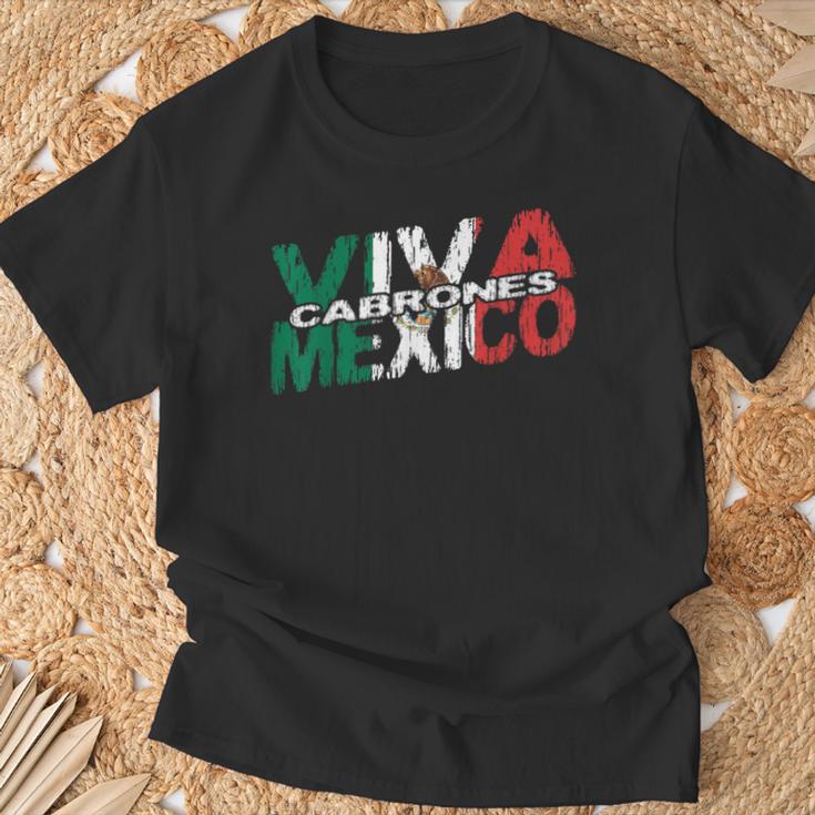 Viva Mexico Cabrones メキシコ独立 メキシカン国旗 Tシャツ 高齢者への贈り物