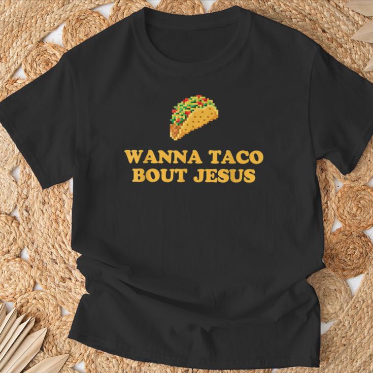 Wanna Taco Bout Jesus Tシャツ 高齢者への贈り物