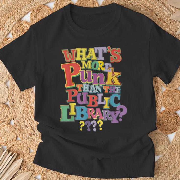 Whats More Punk Than The Public LibraryShirt Book Lover T-Shirt Gifts for Old Men Whats More Punk Than The Public LibraryShirt Book Lover T-Shirt Gifts for Old Men