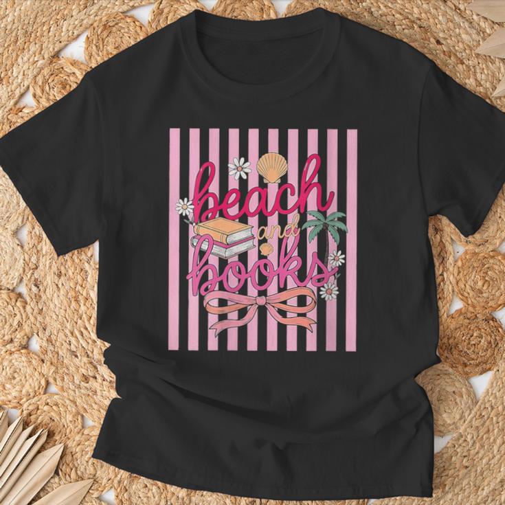 Women's Book Girl Summer Beach Club Summer Reading T-Shirt Gifts for Old Men