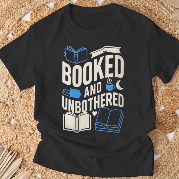 Women's Booktrovert Introvert Reader Library Card Coffee Books T-Shirt Gifts for Old Men