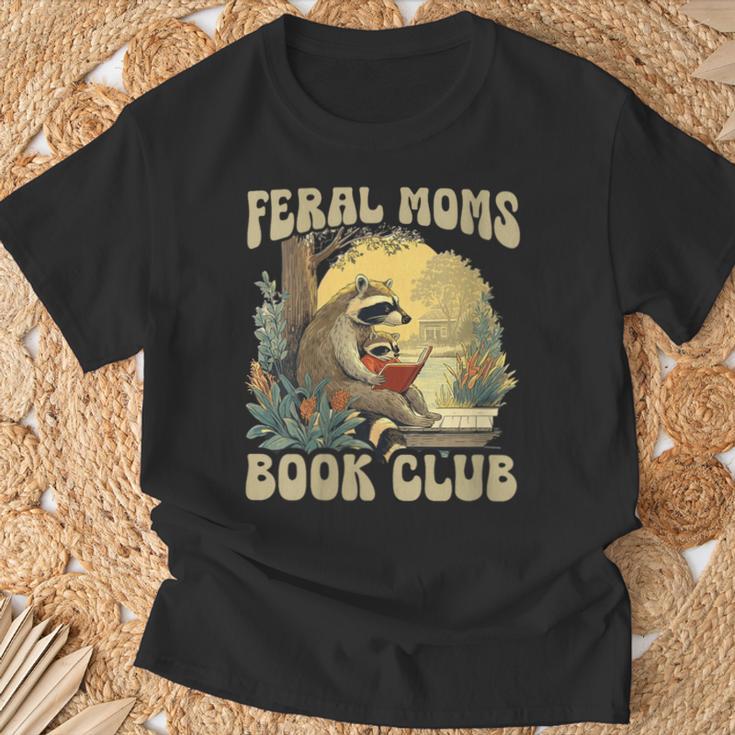 Women's Feral Moms Book Club T-Shirt Gifts for Old Men Women's Feral Moms Book Club T-Shirt Gifts for Old Men
