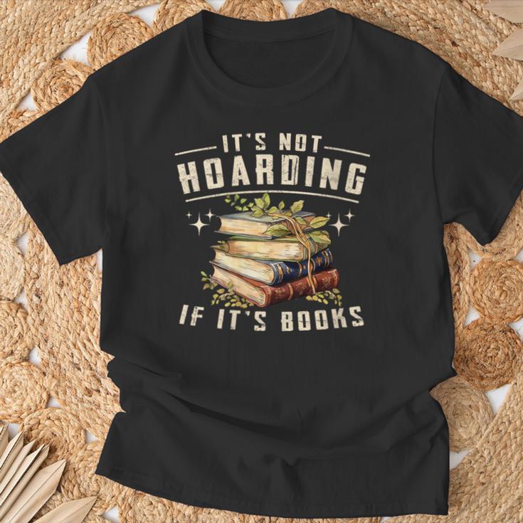 Women's Not Hoarding If It's Books Reader Book Nerd Book Reading T-Shirt Gifts for Old Men Women's Not Hoarding If It's Books Reader Book Nerd Book Reading T-Shirt Gifts for Old Men