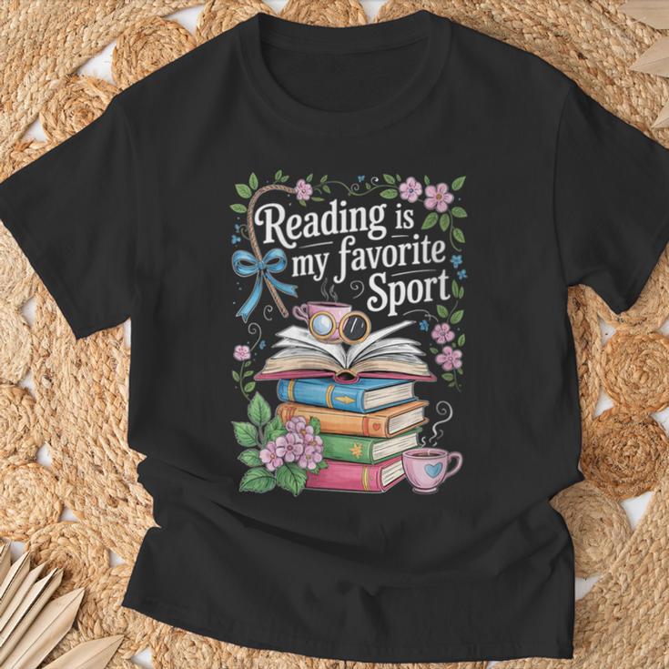 Women's Reading Is My Favorite Sport Reader Book Lovers T-Shirt Gifts for Old Men