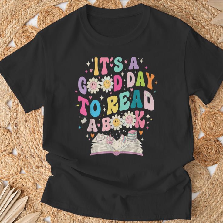 World Book Day 2026 Costume It's a Good Day To Read a Book T-Shirt Gifts for Old Men