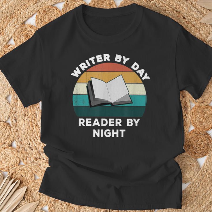 Writer By Day Reader By Night Write Cool Book Lover T-Shirt Gifts for Old Men Writer By Day Reader By Night Write Cool Book Lover T-Shirt Gifts for Old Men