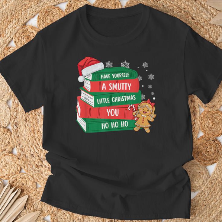 Have Yourself A Smutty Little Christmas You For Book Lovers T-Shirt Gifts for Old Men