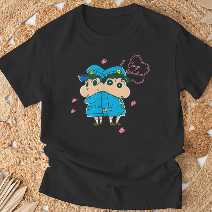 【映画】クレヨンしんちゃん 謎メキ！花の天カス学園 しんちゃんと風間くん Tシャツ 高齢者への贈り物