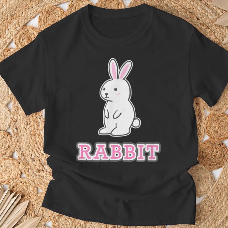うさぎ Rabbit『ハロー』兎【どうぶつフレンズ】グッズ ゆるくて かわいい イラスト Tシャツ 高齢者への贈り物