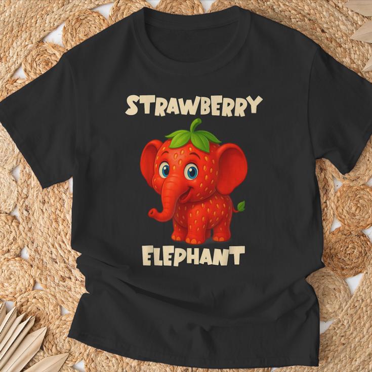 おもしろイタリアンブレインロットミームキッズボーイズストロベリーエレファント Tシャツ 高齢者への贈り物