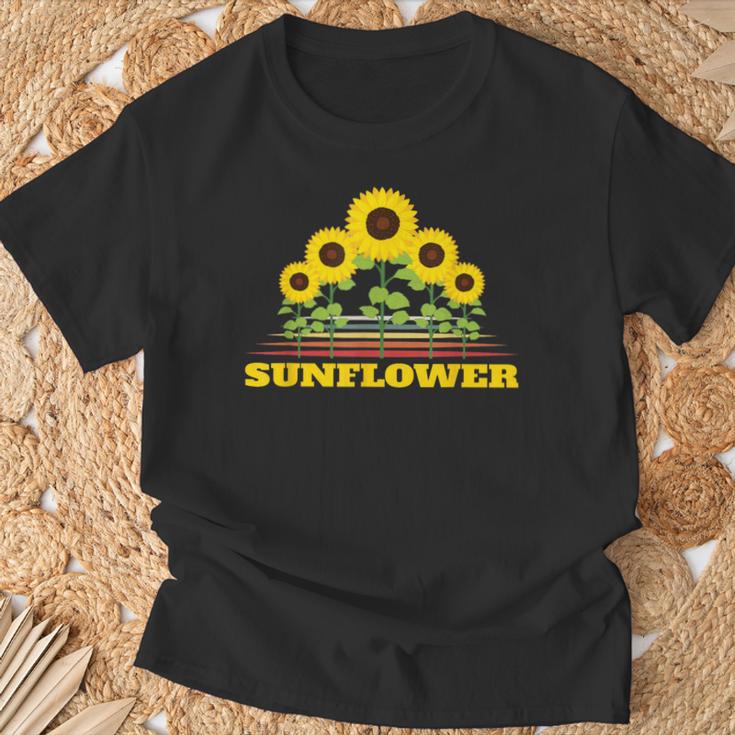 ひまわり ひまわり ひまわり Tシャツ 高齢者への贈り物