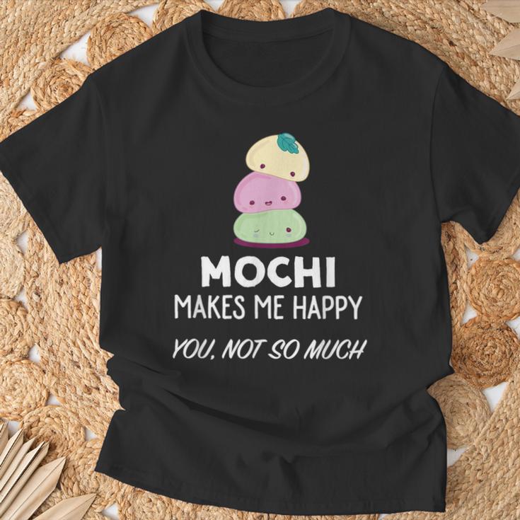 もちは私を幸せにする Tシャツ 高齢者への贈り物