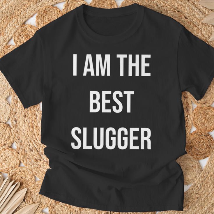 アイ・アム・ザ・ベスト・スラッガー 長袖tシャツ Tシャツ 高齢者への贈り物