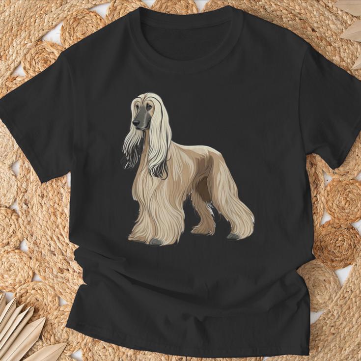 アイ・ラブ・アフガン・ハウンド Tシャツ 高齢者への贈り物
