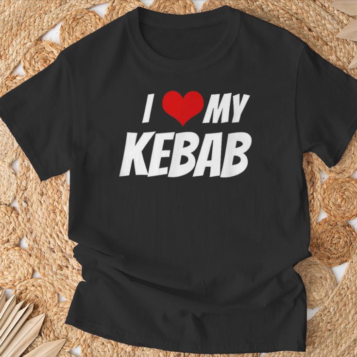 アイ・ラブ・マイ・ケバブ・ハート Tシャツ 高齢者への贈り物
