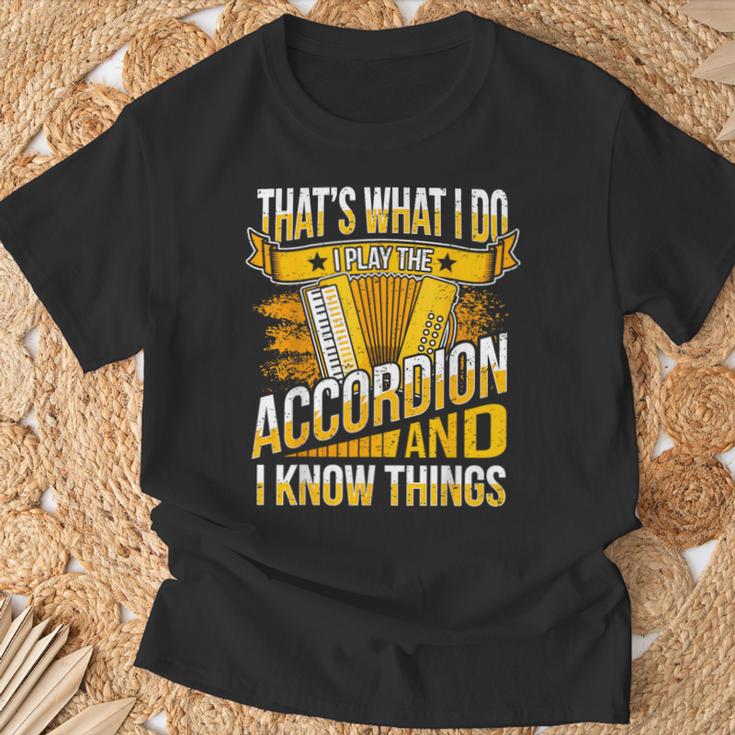 アコーディオン奏者 アコーディオン Tシャツ 高齢者への贈り物