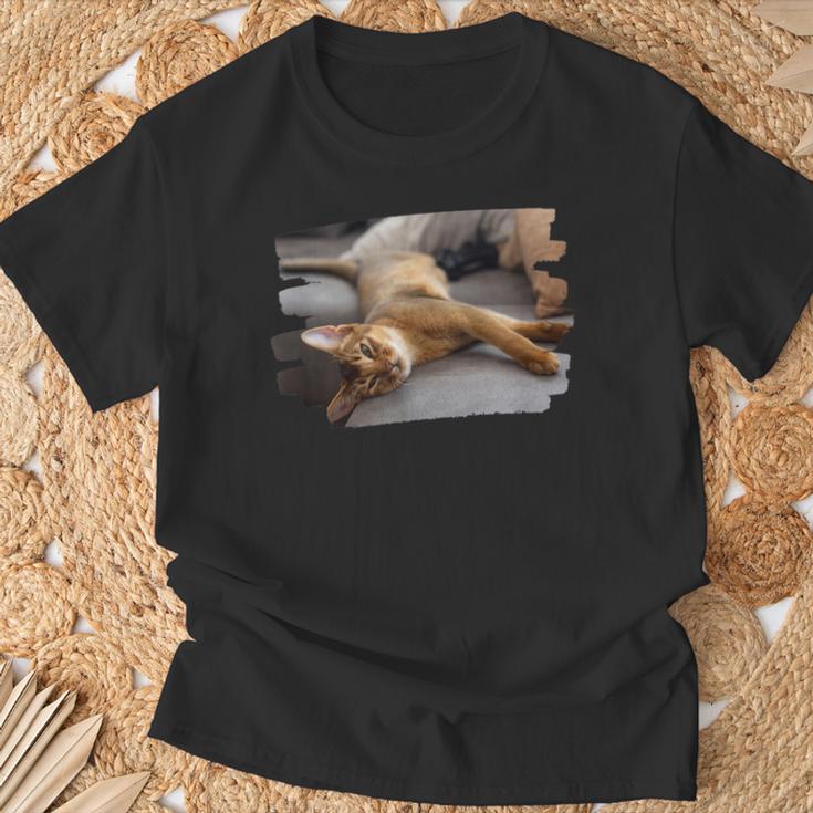 アビシニアン・フェリス・カタス Tシャツ 高齢者への贈り物