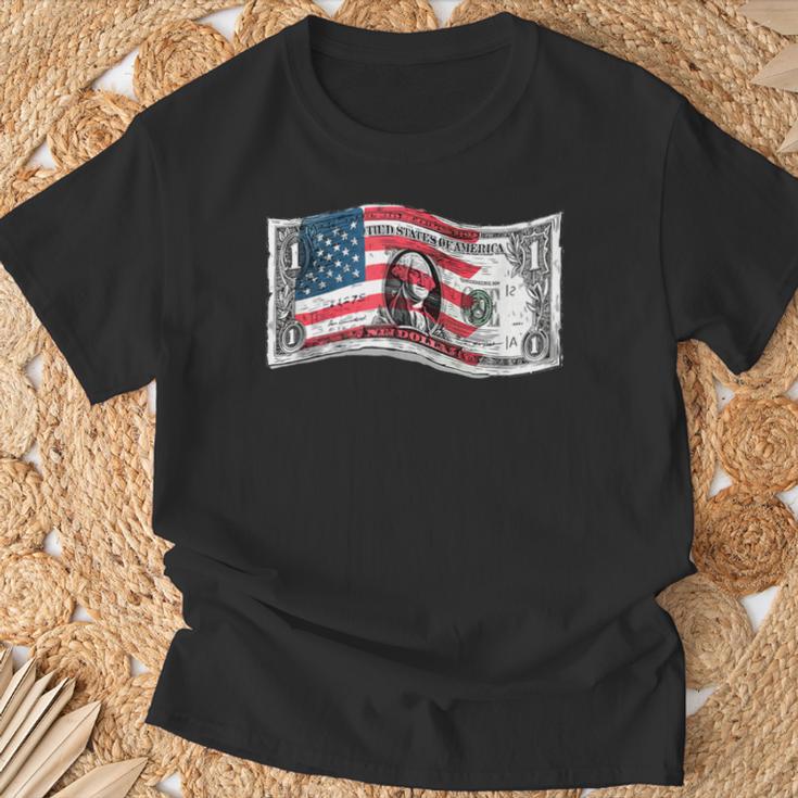 アメリカ 現金ドル札 コスチューム Tシャツ 高齢者への贈り物