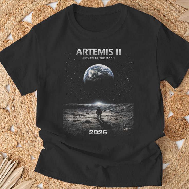 アルテミス 宇宙飛行士ミッション トゥ・ザ・ムーン 2026 ロケットアルテミス2 Tシャツ 高齢者への贈り物