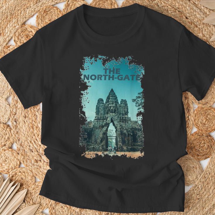 アンコールワット カンボジアtシャツ ノースゲート Tシャツ 高齢者への贈り物