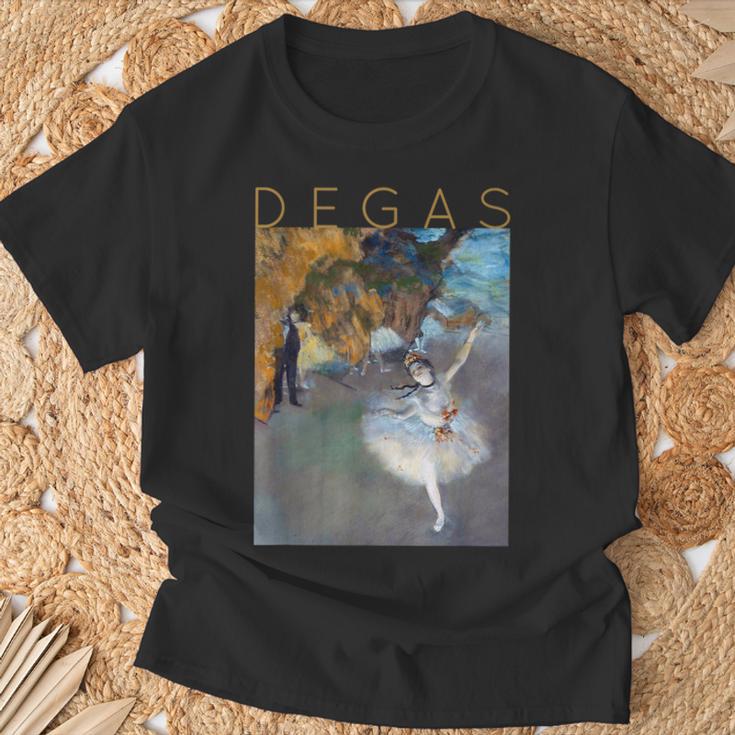 アーティストとバレリーナのためのステージ上のエドガー・ドガダンサー Tシャツ 高齢者への贈り物