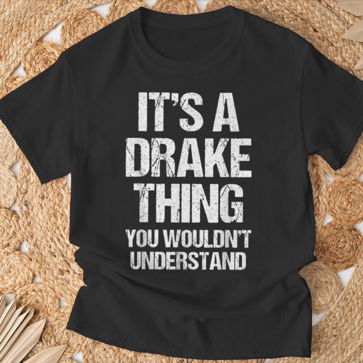 イッツ・ア・ドレイクのこと（あなたには理解できないでしょう）-ファニー・ドレイク Tシャツ 高齢者への贈り物
