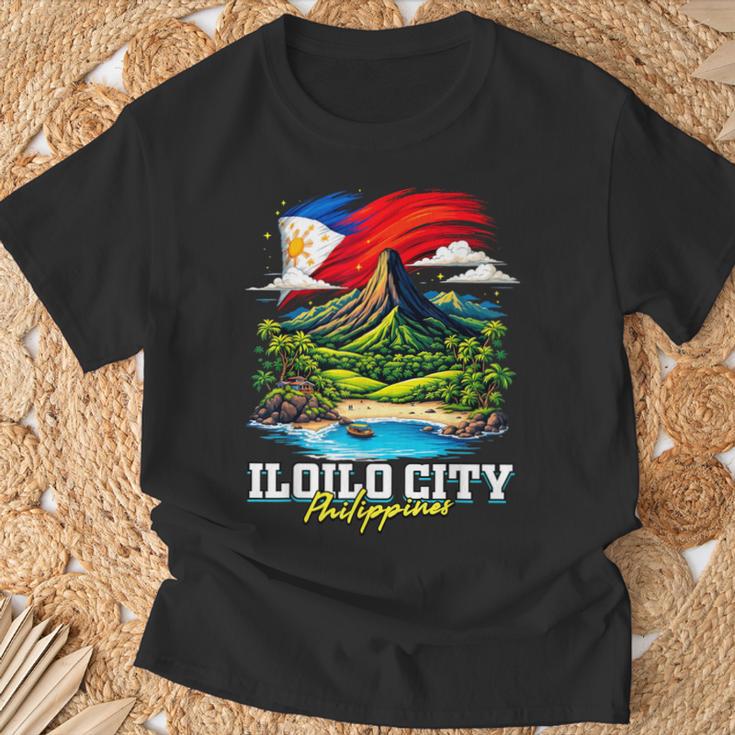 イロイロ市 フィリピン お土産 フィリピン国旗 Tシャツ 高齢者への贈り物