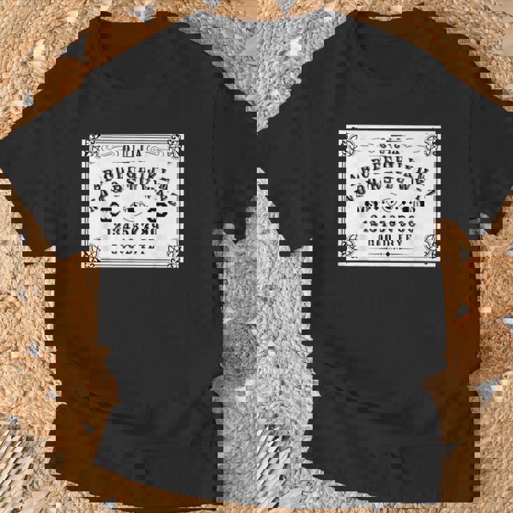 ウイジャボード ハロー超常現象捜査官 ゴシック・ウイジャ・ペイガン Tシャツ 高齢者への贈り物