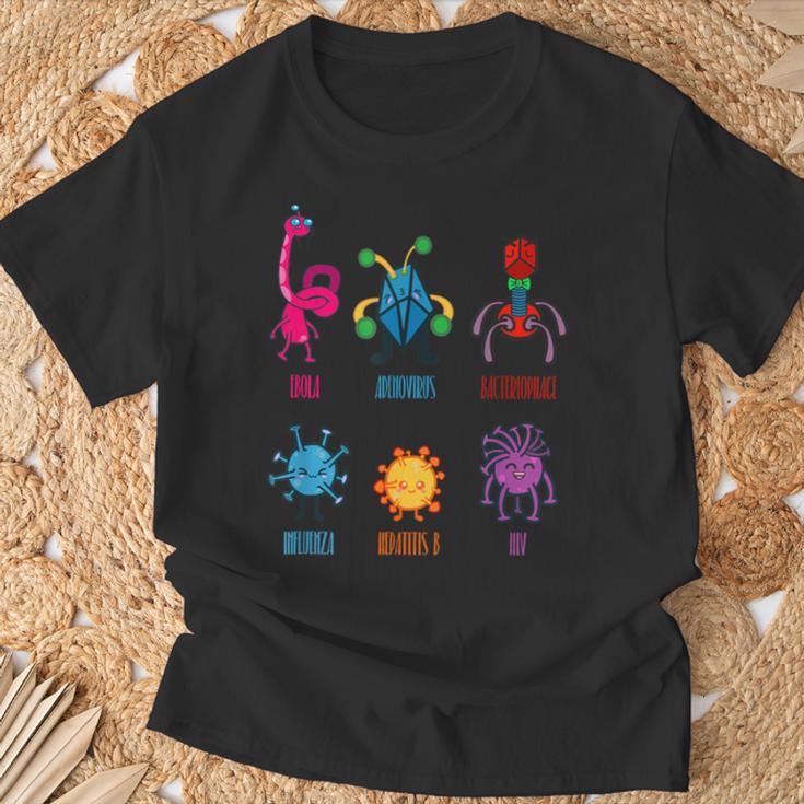 ウイルス学者のためのかわいいウイルスtシャツ Tシャツ 高齢者への贈り物