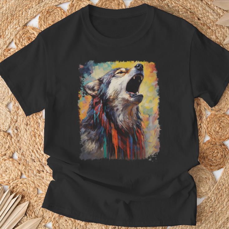 ウルフマン 長袖tシャツ Tシャツ 高齢者への贈り物